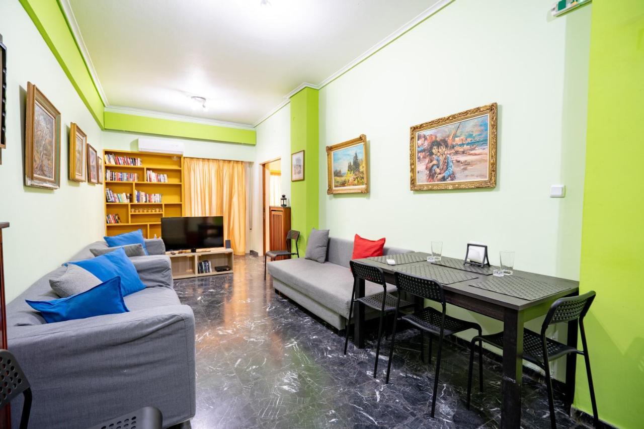 Ampelokipi metro st. 2 bedrooms 6 pers. apartment Atenas Exterior foto